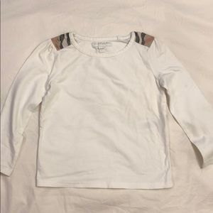Burberry Children Girls Long Sleeve Shirt Size 4Y